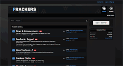Desktop Screenshot of frackers.org