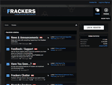 Tablet Screenshot of frackers.org
